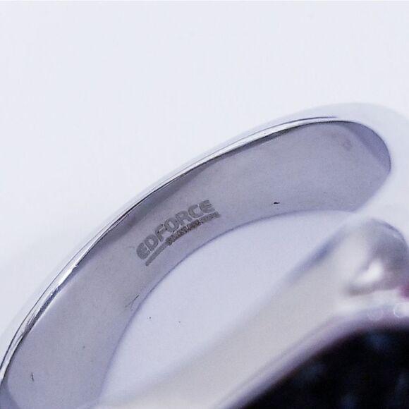 EDFORCE Men's stainless steel ring - Picture 5 of 7